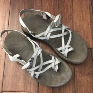 Women’s silver Chaco size 9